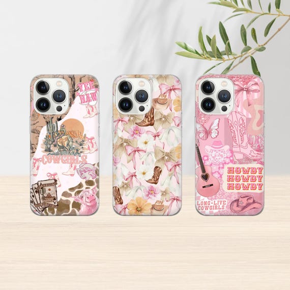 Coquette Cowgirl Phone Case: Pink Girlie Western Design for Iphone, Samsung  and Google Pixel 17,air,pro Max 16,15 14 13 S25,24 23 9,8pro 7 - Etsy