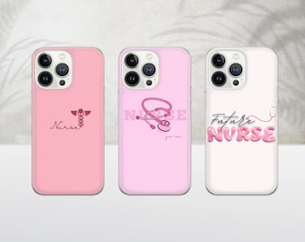 Nurse Phone Case:  Gel, UV Print, Nursing Cover for iPhone, Samsung and Google Pixel