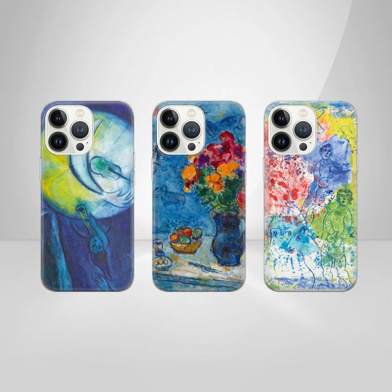 Chagall Art TPU Phone Case: Fine Art Cover for iPhone, Samsung and Google Pixel 17,ir,pro max 16,15 14 13 s25,24 23 9,8pro7 screen protector