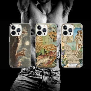 Medieval art Phone Case Venus boticelli  Cover for iPhone 16e, 15, 14, 13, 12, 11, Google Pixel 9 Pro, 8, 7A, Samsung S25 edge, S24 FE, A71,