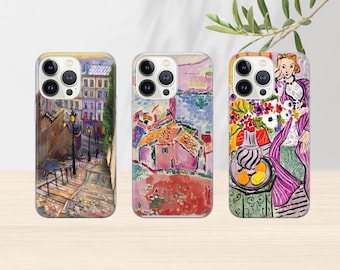 Matisse Handyhülle Impressionismus Cover Kunst Liebhaber Geschenk Case für iPhone 16 15 14 13 12 Samsung S24FE S23FE S22 A16 Pixel 9Pro XL 8A 8Pro 7A 6A