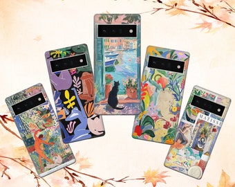 Henri Matisse Art Phone Case: Abstract Collage Cover for iPhone 17Pro, 16, 15,14,13,12,Samsung S26,S25,S24,S23,Pixel 10,9