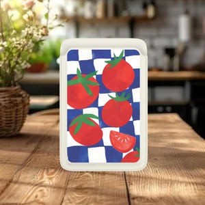 Cartera Magsafe con forma de tomate, cartera magnética para verduras frescas, compatible con iPhone 15, iPhone 14 y iPhone 13 SE Pro Max Plus
