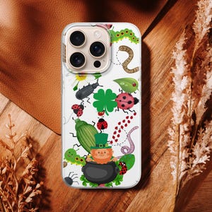 Insect, Spring Bug  Phone Case Ladybug Cover for iPhone 16 Pro, 15, 14, 13, 12, 11, Google Pixel 9 Pro, 8, 7A, Samsung S25, S24 FE, A26, A36