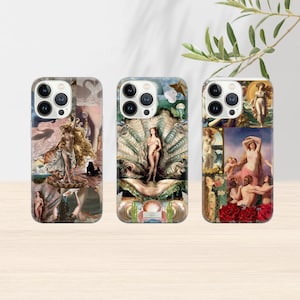 Botticelli art Phone Case Fine art Cover for iPhone 16e, 15, 14, 13, 12, 11, Google Pixel 9 Pro, 8, 7A, Samsung S25 edge, S24 FE, A71, A36
