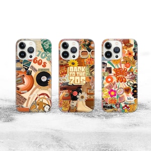 Retro Collage phone case Coquette Vintage Cover for iPhone 16 Pro, 15, 14, 13, 12, 11, Google Pixel 9 Pro, 8, 7A, Samsung Galaxy S24 fe, A16