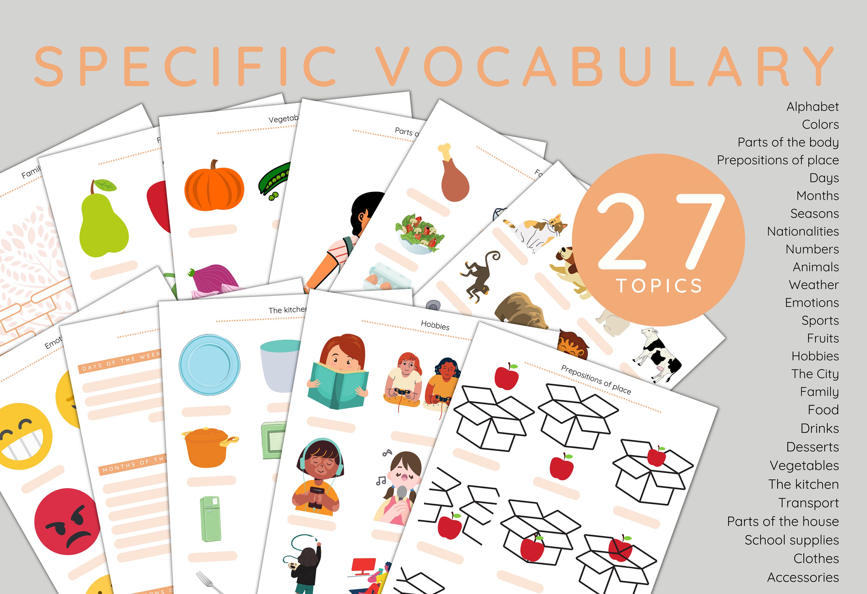 Language Learning Notebook. Language Learning Workbook. Vocabulary and ...