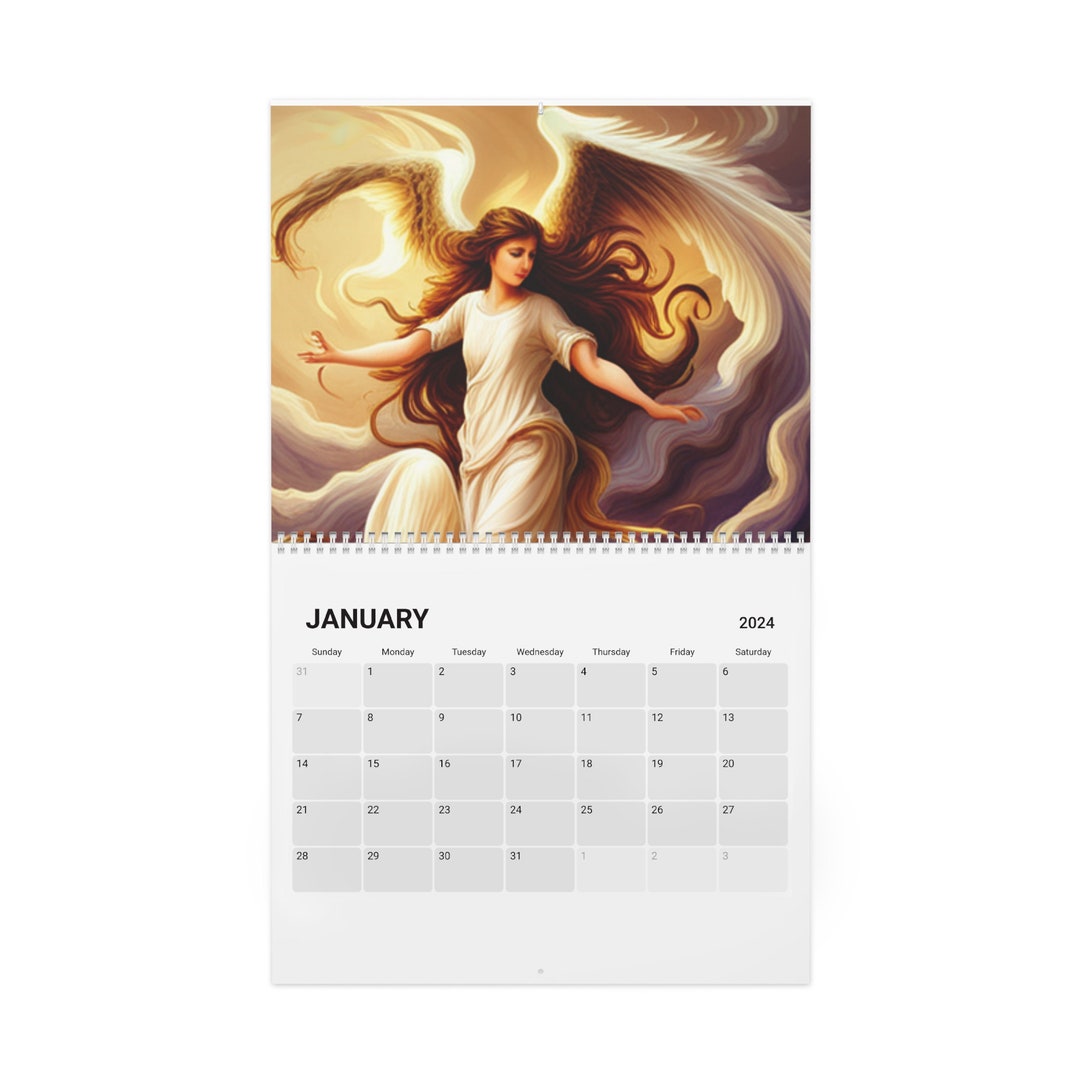 Angels Calendar 2024 Etsy