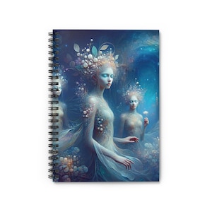 Fairy Spiral Notebook: Ruled Line Journal, Fantasy Stationery Gift