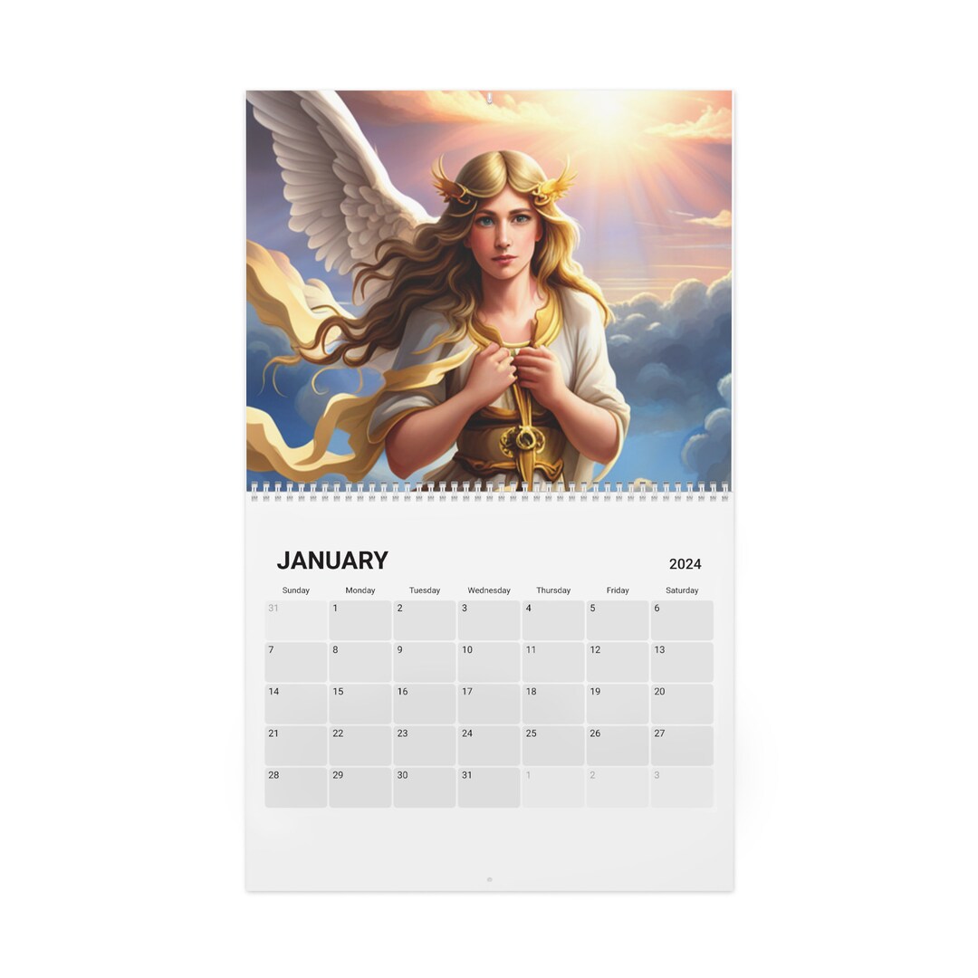Angels Calendar 2024 Etsy