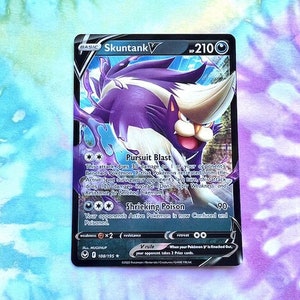 skuntank pokemon card Skuntank V Alternate Art - 181/195 - Silver Tempest