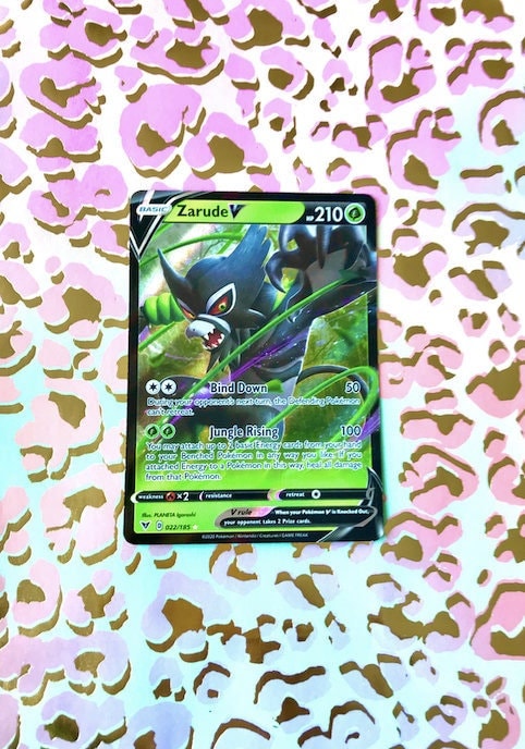 Check the actual price of your Zarude V 022/185 Pokemon card