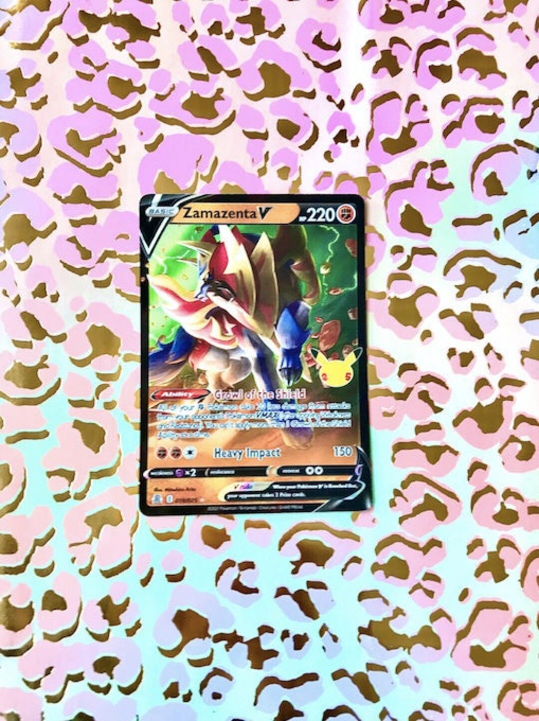 Pokemon Celebrations 25th Anniversary Zamazenta V 018/025 & Zacian V Pokemon Celebrations 25th Anniversary Zamazenta V 018/025 & Zacian V