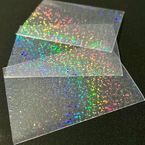 100 fundas holográficas / Tarjetas fotográficas Kpop Pokémon Magic MTG Anime Trading Cards TCG