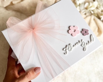 Personalised Flower Girl Gift Box, Personalised Page Boy Gift Box