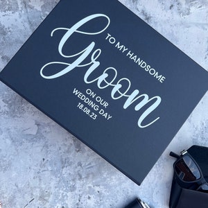 Personalised Groom Gift Box, Grooms Gift Box, Gift for the Groom, Groomsman Gift, Groom Gift with Message, Personalised Gift Box