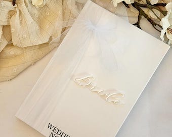 Notepage Wedding Personalised Engagement Gift - Big Day Wedding Planner Bride to Be ...