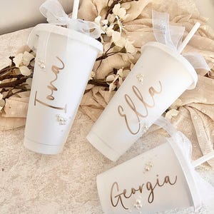 Personalised Cold Cup, Bridesmaid Gift, Maid of Honour, Gift for Bride, Hen Party Favours, Bride to Be, Cold Cup with Name, Bridal Party