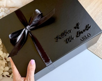 Personalised Father of the Bride Gift Box, Personalised Father of the Groom Gift Box