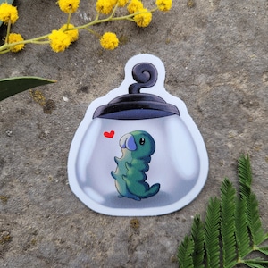 Hollow Knight Transparent Sticker - Grub