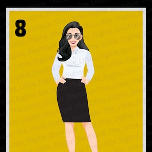 Diseño de Lotería: La Jefa