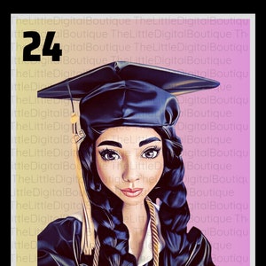 Loteria Design:  La Graduada - Braids