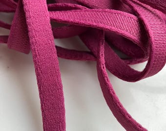 Underwire Channelling. Choice of colours. Bra and lingerie making. Quality plush  tube 10mm. Grey, Burgundy, Gingerbread, Red, Damson