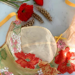 Bra Making Kit &quot;September Song&quot;. sewing bras. DIY bra. bralette kit. lingerie sewing kit. Sew your own lingerie.