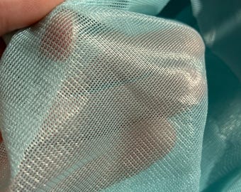 Choix de couleurs - Doublure transparente du bonnet / tissu stabilisateur de soutien-gorge 20 deniers. Tricot de nylon rigide. Marquisette.