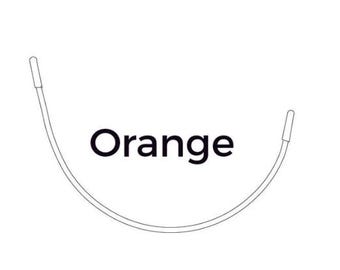 Bra Underwires. Emerald Erin "Orange" underwires. Bra making.