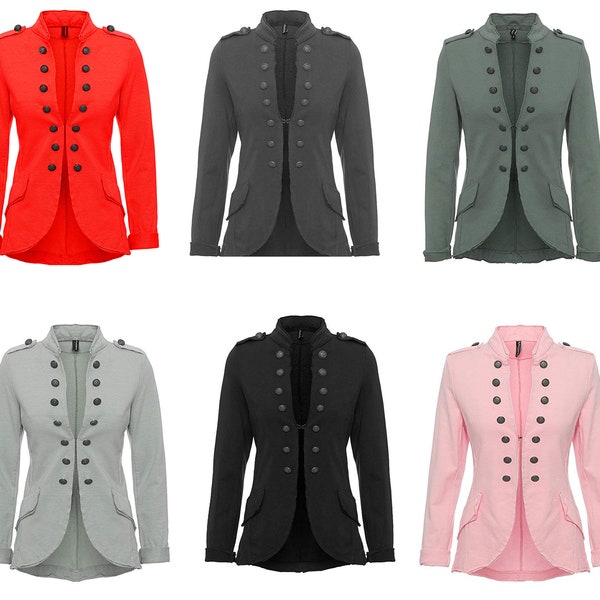 kurzer Langarm Knopf Blazer Jacke Frauen Mantel karneval karnevalskostüm Bürojacke Anzug Jacke Frauen Kleider Herbst Blazer Weste Fischgrat