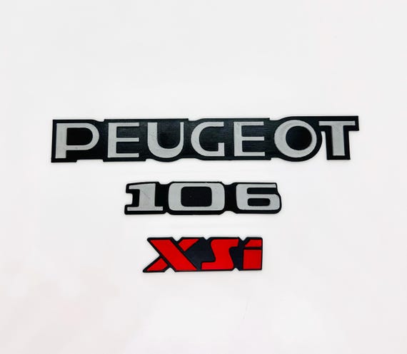 Peugeot 106 XSI emblems