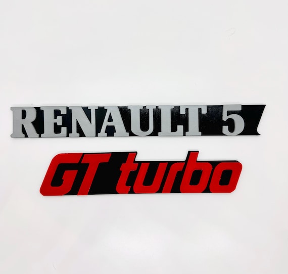 Renault 5 GT Turbo emblem