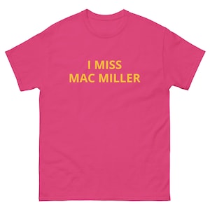 I miss MAC MILLER rapper remembrance music lover circles divine feminine macadelic Malcolm McCormick Unisex classic tee