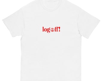 déconnectez-vous de l&#39;auto-soin t-shirt unisexe