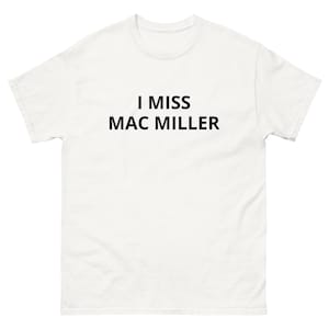 I miss MAC MILLER rapper remembrance music lover circles divine feminine macadelic Malcolm McCormick Unisex classic tee