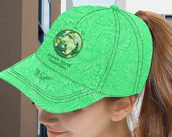 Baseball Cap From The Green Earth Collection | Each Purchase Supports Eco Projects: 1 USD Donated Per Purchase | Unisex Hat