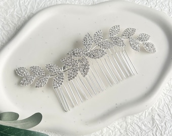 Accessoires pour cheveux de mariée, peigne à cheveux en strass, argent, bijoux de mariage, bijoux de cheveux de mariée de haute qualité, coiffure de mariée, bijoux de mariée