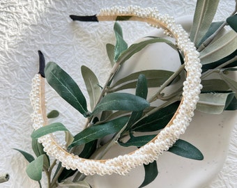 Superbes accessoires de cheveux de mariée, or, perles, bijoux en perles, bandeau, vigne de cheveux de mariage, vigne de cheveux, bijoux de cheveux de mariée, bijoux de mariée