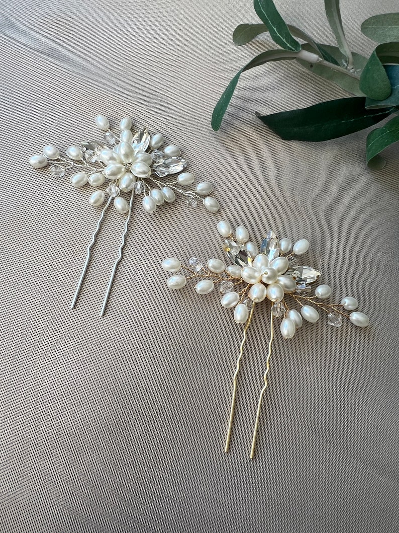 Bridal hair accessories hair comb hair clip bridal jewelry wedding jewelry bridal hairstyle bridesmaid jeweler wire wedding image 7