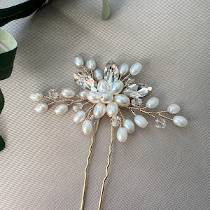 Bridal hair accessories hair comb hair clip bridal jewelry wedding jewelry bridal hairstyle bridesmaid jeweler wire wedding image 6