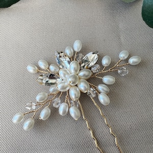 Bridal hair accessories hair comb hair clip bridal jewelry wedding jewelry bridal hairstyle bridesmaid jeweler wire wedding image 9