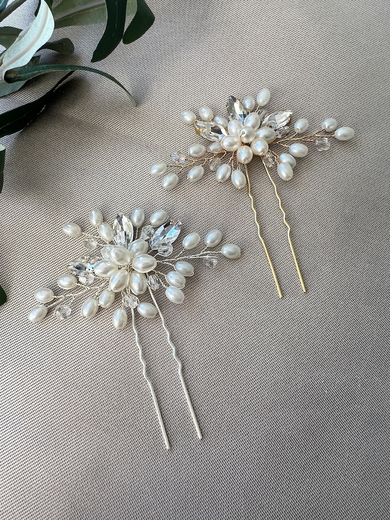 Bridal hair accessories hair comb hair clip bridal jewelry wedding jewelry bridal hairstyle bridesmaid jeweler wire wedding image 4