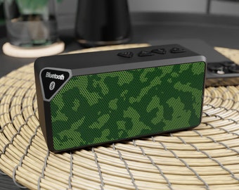 green jungle camo Jabba Bluetooth Speaker, camo speaker, army speaker, jungle camo, green camo speaker,