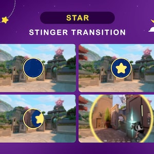 Star Stinger Transition • Twitch Transition • Twitch Scene Transition • OBS Scene Transition • Twitch Youtube Streamer Vtuber