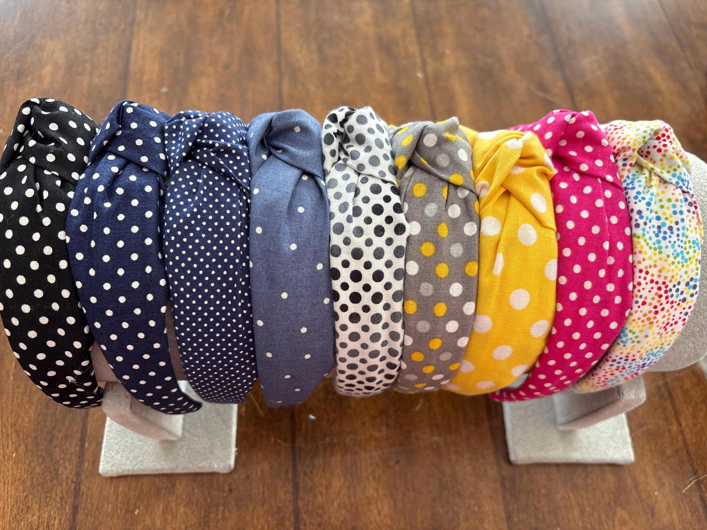 Polka Dot Headbands - Etsy
