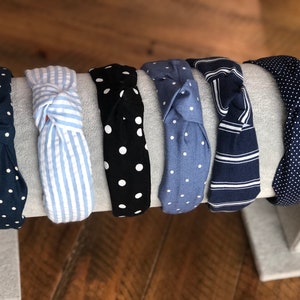 Knotted Headbands, Polka Dot Headbands, Striped Headbands, Women&#39;s Accessories