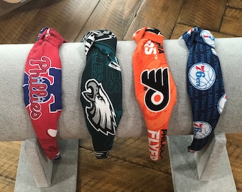 Philadelphia Sports, Philadelphia Phillies,  76ers,  Flyers, Headbands, Philly Sports, Phillies Accessories, Flyers headband, 76ers headband