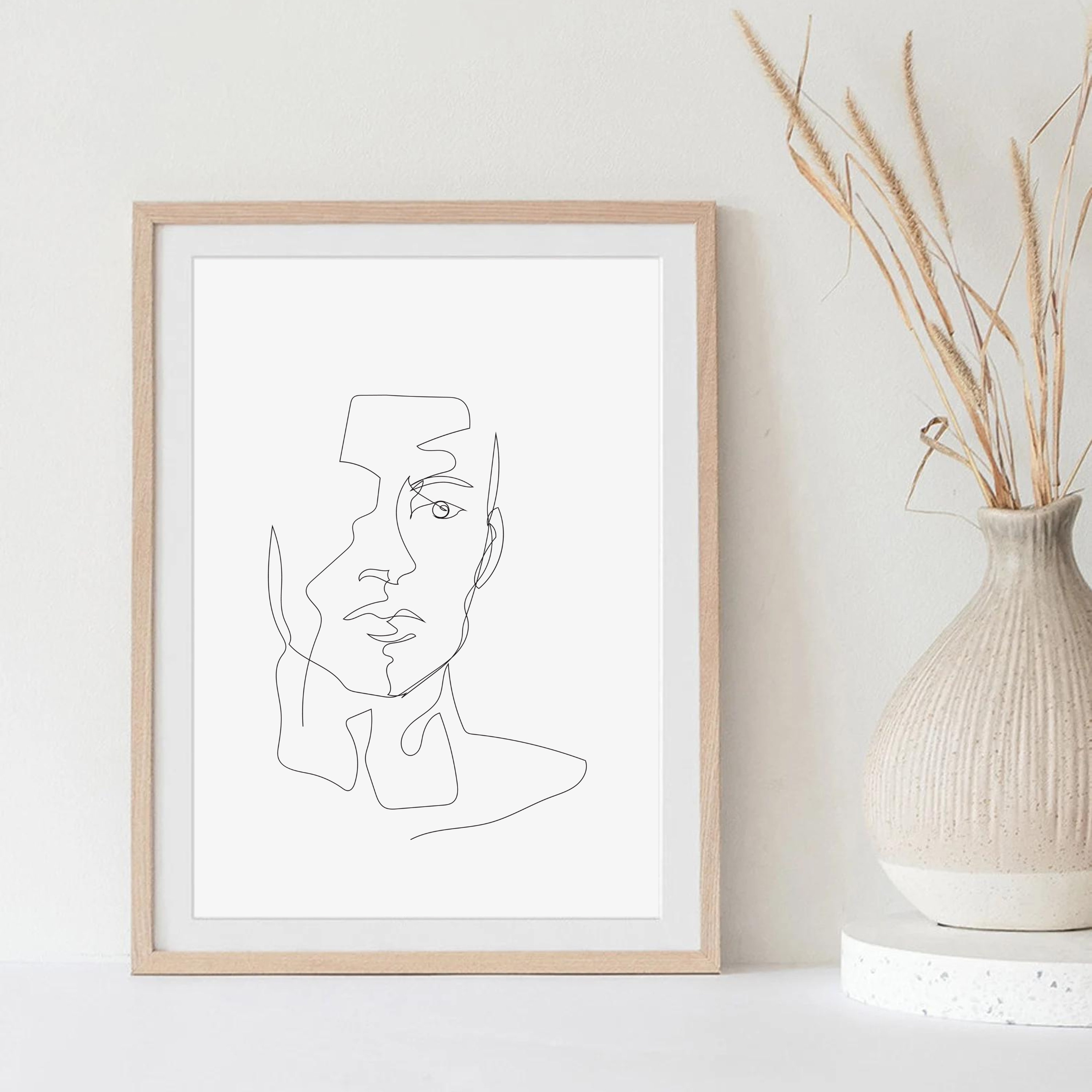 The man face | Art Print