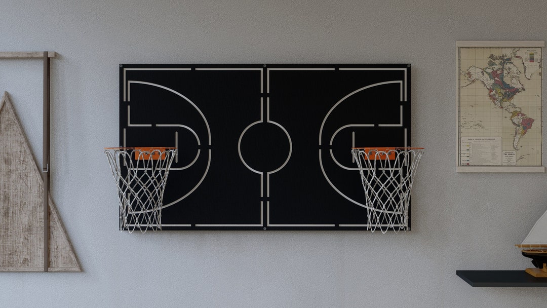 Basketball Wall Decor, Craft Basketball Hoop, Basketball Gifts, Metal